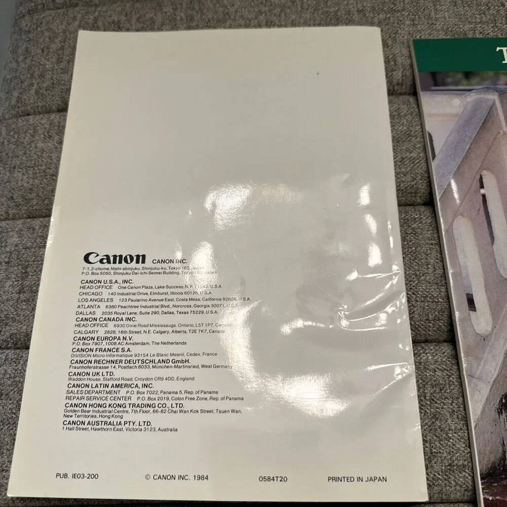 Canon Typemate 10 Electric Typewriter USER MANUALS